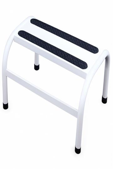 Escada Para Maca 1 Degrau Metálica Auxiliar Branca Prática