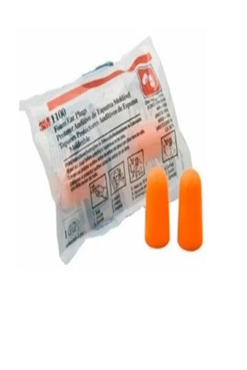 Protetor Auricular Espuma Ouvidos Abafador 1100 3m 10 Pares Cor Laranja