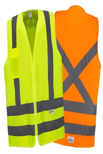 Kit 15 Colete Refletivo Segurança  Sinalizador Obras Epi. M