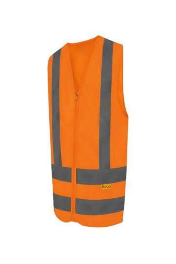 Kit 10 Colete Refletivo Segurança  Sinalizador Obras Epi. M