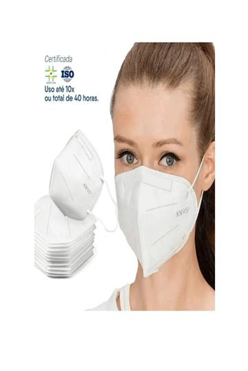 5 Máscaras Respiratórias C/ 5 Camadas Pff2 Kn95 Clipe Nasal