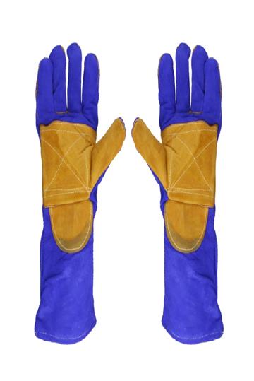 Luva De Solda  Proteção Térmica Soldador Reforçada 4 Pares