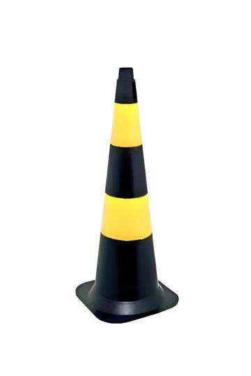 15 Cone Sinalização De Trânsito Rígido 75cm