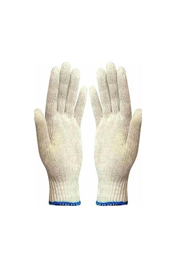 5 Pares Luva Tricotada Algodão Malha Pano Sem Pigmentos