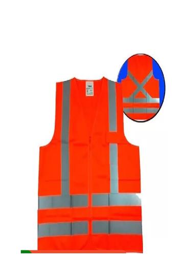CCOLETE DE SEGURANÇA REFLETIVO COM 1 BOLSO. Tamanho EG