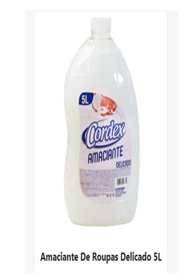 Amaciante de roupas delicado 5 litros